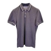 Heather Grey Cotton Pique Polo Shirt