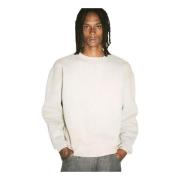 Bomuld Jersey Crewneck Sweatshirt