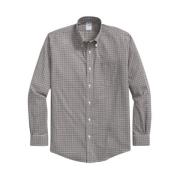 Slim Fit Non-Iron Stretch Supima Oxford Skjorte med Button Down Krave