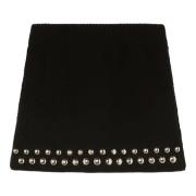 Sort Love and Studs Mini Nederdel