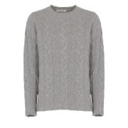 Kashmiruld Sweater, Rund Hals, Lange Ærmer