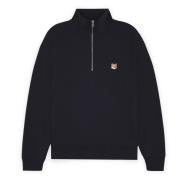 Fox Head Patch Zip Sweatshirt