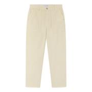 Velour Stribet Chino Bukser