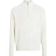 Vinter Bomuld Half-Zip Cardigan Sweater