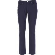 Blå Slim Fit Twill Stretch Bukser