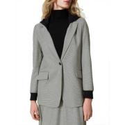 Houndstooth Blazer Jakke