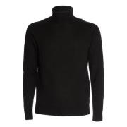 Sort Turtleneck Strik AW24