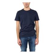 Jersey T-shirt med broderet bryst