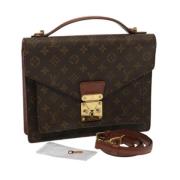 Pre-owned Canvas louis-vuitton-tasker