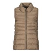 Beige Claire Kvinders Puffer Jakke