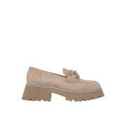 Platform loafer med rhinsten