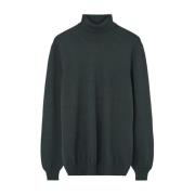 Grøn Turtleneck Sweater