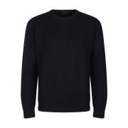 Navy Blue Crew Neck Sweater