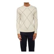 Ivory Rund Hals Sweater