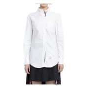 Hvid Button-Down Bomuld Oxford Skjorte