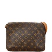 Pre-owned Canvas louis-vuitton-tasker