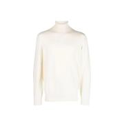 Finstrikket Cashmere Turtleneck Sweater