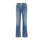 Mid-rise Cropped Leg Power Stretch Jeans