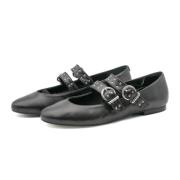 Thekla Black AW24 Ballerina-flade