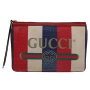 Pre-owned Canvas gucci-tasker