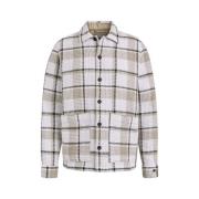 Dobby Check Overshirt Regular Fit