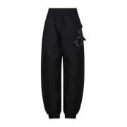 Sort Asymmetrisk Track Pants