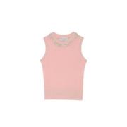 Pink Sten Prydet Vest