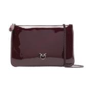 Burgundy Klassisk Logo Clutch Taske