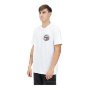 Grafisk Kompas Print Casual T-shirt