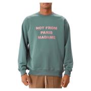 Grøn Slogan Sweater