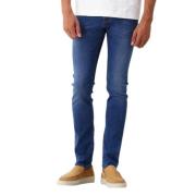 Blå Slim Jeans 813D