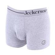 Strækboksershorts med trykt logo