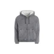 Reversible Zip Hoodie i Multi Farver