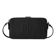 Sort Mellem Crossbody Pung Taske