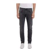 Slim-fit Jeans i Denim