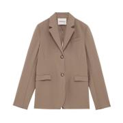 Elegant Kvinders 2-Knap Blazer