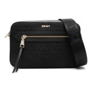 Sort Crossbody Taske Casual Stil