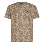 Bomuld Palm Tree Print T-Shirt