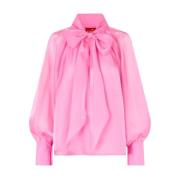 Pink Oversize Bue Bluse