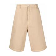 Casual Brun Bomuld Bermuda Shorts