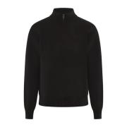 Strikket Drift Mock Neck Sweater