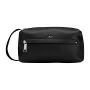 Sort herreclutch taske