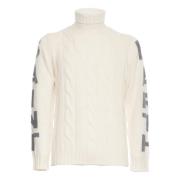 Hvid Turtleneck Jumper AW24