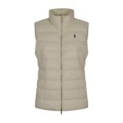 Creme Quiltet Vest