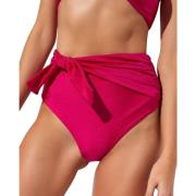 Pink High-Waisted Bikini Bund