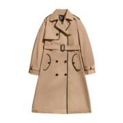 Beige Trenchcoat Dobbeltknap