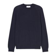 Uld Bouclé Raglan Crewneck Sweater