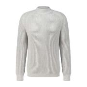 Moderne Ribstrikket Pullover