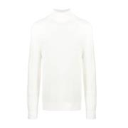 Elegant Beige Uld Sweater