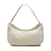 Kompakt Chic Faux Fur Lukning Taske